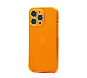 Чехол-накладка - SC344 для "Apple iPhone 13 Pro" (transparent/orange) (232037)#2019582