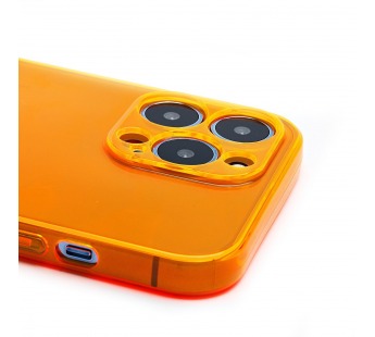 Чехол-накладка - SC344 для "Apple iPhone 13 Pro" (transparent/orange) (232037)#2019583