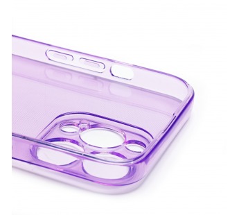 Чехол-накладка - SC344 для "Apple iPhone 13 Pro" (transparent/violet) (232039)#2084571
