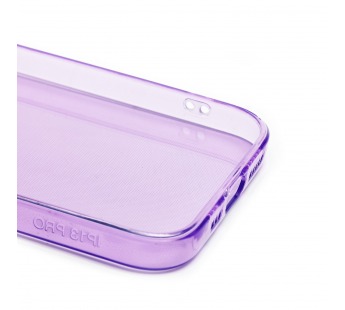 Чехол-накладка - SC344 для "Apple iPhone 13 Pro" (transparent/violet) (232039)#2084572
