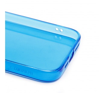 Чехол-накладка - SC344 для "Apple iPhone 14 Pro Max" (transparent/blue) (232020)#2084567