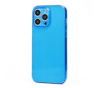 Чехол-накладка - SC344 для "Apple iPhone 14 Pro Max" (transparent/blue) (232020)#2019603