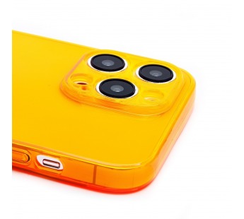 Чехол-накладка - SC344 для "Apple iPhone 14 Pro Max" (transparent/orange) (232017)#2084566