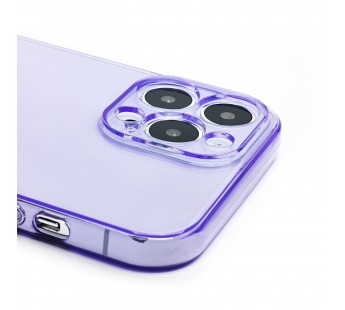 Чехол-накладка - SC344 для "Apple iPhone 14 Pro Max" (transparent/violet) (232019)#2097812