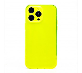 Чехол-накладка - SC344 для "Apple iPhone 14 Pro Max" (transparent/yellow) (232016)#2019547