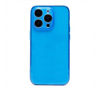 Чехол-накладка - SC344 для "Apple iPhone 14 Pro" (transparent/blue) (232025)#2019550