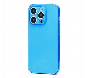 Чехол-накладка - SC344 для "Apple iPhone 14 Pro" (transparent/blue) (232025)#2019551