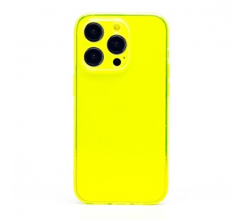 Чехол-накладка - SC344 для "Apple iPhone 14 Pro" (transparent/yellow) (232021)#2019562