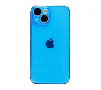 Чехол-накладка - SC344 для "Apple iPhone 14" (transparent/blue) (232030)#2019124