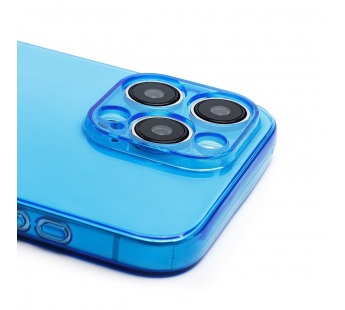 Чехол-накладка - SC344 для "Apple iPhone 15 Pro Max" (transparent/blue) (232005)#2084609