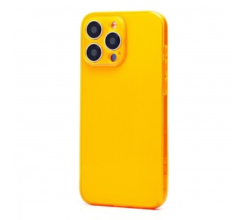 Чехол-накладка - SC344 для "Apple iPhone 15 Pro Max" (transparent/orange) (232002)#2019097