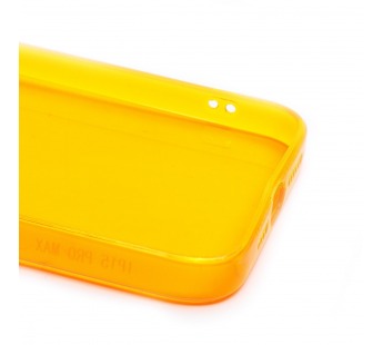 Чехол-накладка - SC344 для "Apple iPhone 15 Pro Max" (transparent/orange) (232002)#2084606