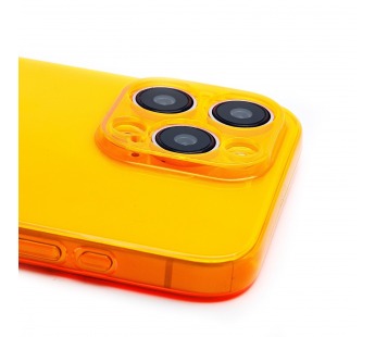Чехол-накладка - SC344 для "Apple iPhone 15 Pro Max" (transparent/orange) (232002)#2084607