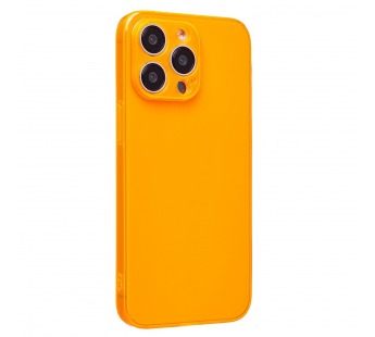 Чехол-накладка - SC344 для "Apple iPhone 15 Pro Max" (transparent/orange) (232002)#2019098