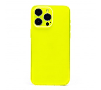 Чехол-накладка - SC344 для "Apple iPhone 15 Pro Max" (transparent/yellow) (232001)#2019105