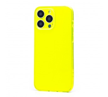 Чехол-накладка - SC344 для "Apple iPhone 15 Pro Max" (transparent/yellow) (232001)#2019106