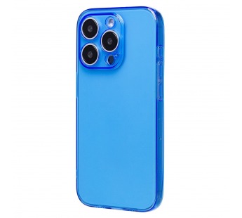 Чехол-накладка - SC344 для "Apple iPhone 15 Pro" (transparent/blue) (232010)#2019065