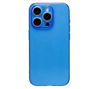 Чехол-накладка - SC344 для "Apple iPhone 15 Pro" (transparent/blue) (232010)#2019064