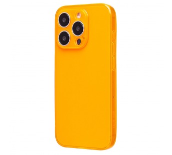 Чехол-накладка - SC344 для "Apple iPhone 15 Pro" (transparent/orange) (232007)#2019068