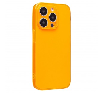 Чехол-накладка - SC344 для "Apple iPhone 15 Pro" (transparent/orange) (232007)#2019069