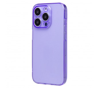 Чехол-накладка - SC344 для "Apple iPhone 15 Pro" (transparent/violet) (232009)#2019074