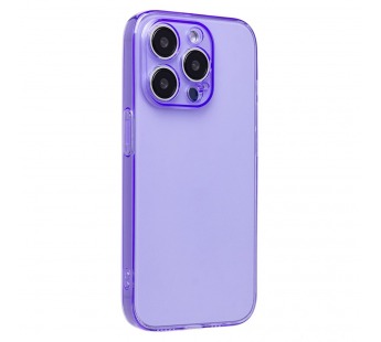 Чехол-накладка - SC344 для "Apple iPhone 15 Pro" (transparent/violet) (232009)#2081124