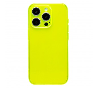 Чехол-накладка - SC344 для "Apple iPhone 15 Pro" (transparent/yellow) (232006)#2019076