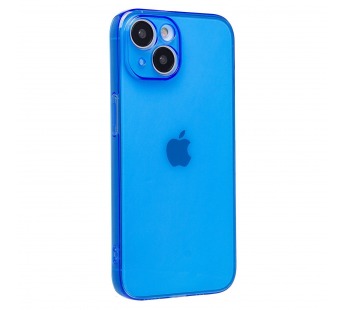 Чехол-накладка - SC344 для "Apple iPhone 15" (transparent/blue) (232015)#2019080