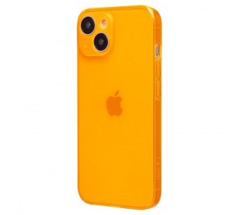 Чехол-накладка - SC344 для "Apple iPhone 15" (transparent/orange) (232012)#2019082