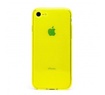 Чехол-накладка - SC344 для "Apple iPhone 7/8/SE 2022" (transparent/yellow) (232071)#2019052