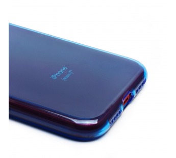 Чехол-накладка - SC344 для "Apple iPhone XR" (transparent/blue) (232070)#2055941