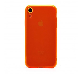 Чехол-накладка - SC344 для "Apple iPhone XR" (transparent/orange) (232067)#2019056