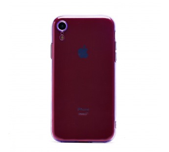 Чехол-накладка - SC344 для "Apple iPhone XR" (transparent/violet) (232069)#2019060