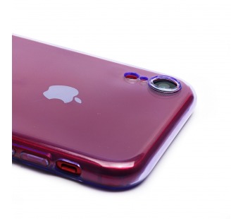 Чехол-накладка - SC344 для "Apple iPhone XR" (transparent/violet) (232069)#2055949