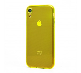 Чехол-накладка - SC344 для "Apple iPhone XR" (transparent/yellow) (232066)#2019063