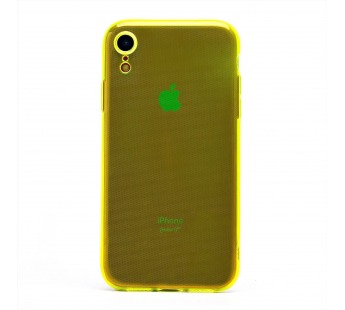 Чехол-накладка - SC344 для "Apple iPhone XR" (transparent/yellow) (232066)#2019062