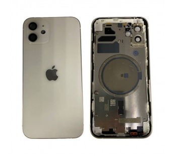 Корпус iPhone 12 (Оригинал 100% Снятый) Белый (Без комплекта)#2021455