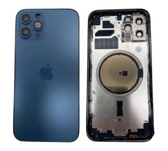 Корпус iPhone 12 Pro (Оригинал 100% Снятый) Синий (Без комплекта)#2137416