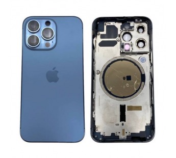 Корпус iPhone 13 Pro (Оригинал 100% Снятый) Голубой (Без комплекта)#2021793