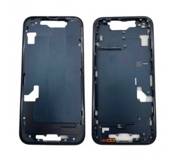 Корпус iPhone 14 (Оригинал 100% Снятый) Черный (Без комплекта) (Средняя часть)#2021797