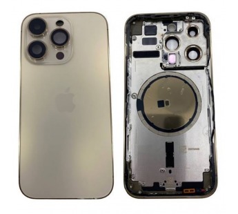Корпус iPhone 14 Pro (Оригинал 100% Снятый) Золото (Без комплекта)#2137413