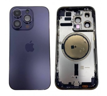 Корпус iPhone 14 Pro (Оригинал 100% Снятый) Фиолетовый (Без комплекта)#2137408
