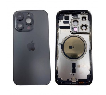 Корпус iPhone 14 Pro (Оригинал 100% Снятый) Черный (Без комплекта)#2074605
