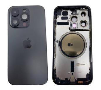 Корпус iPhone 14 Pro (Оригинал 100% Снятый) Черный (Без комплекта)#2137409