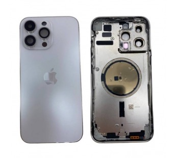 Корпус iPhone 14 Pro Max (Оригинал 100% Снятый) Белый (Без комплекта)#2074604