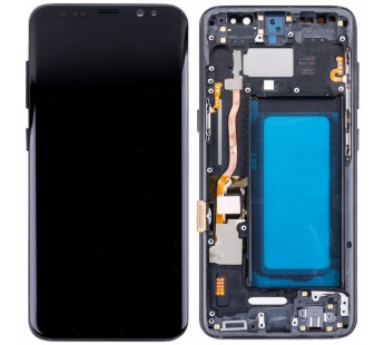 Дисплей для Samsung Galaxy S8 (G950F) модуль с рамкой Черный - (In-Cell)#2080569