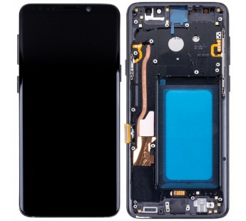 Дисплей для Samsung Galaxy S9+ (G965F) модуль с рамкой Черный - (In-Cell)#2081919