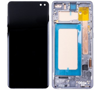 Дисплей для Samsung Galaxy S10+ (G975F) модуль с рамкой Черный - (In-Cell)#2082611