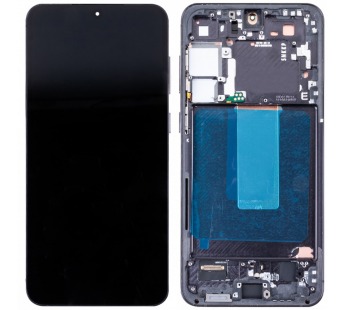 Дисплей для Samsung Galaxy S23+ (S916B) модуль с рамкой Черный - (OLED) (Full Size)#2078229