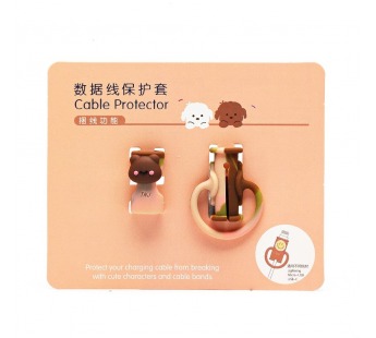 Защита кабеля - мишка (brown/beige) (231995)#2018143